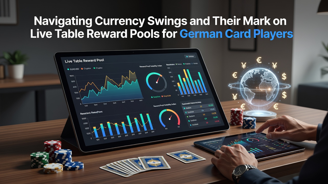 Darstellung von Währungsschwankungen und Live-Tisch-Belohnungspools in deutschen Casinos