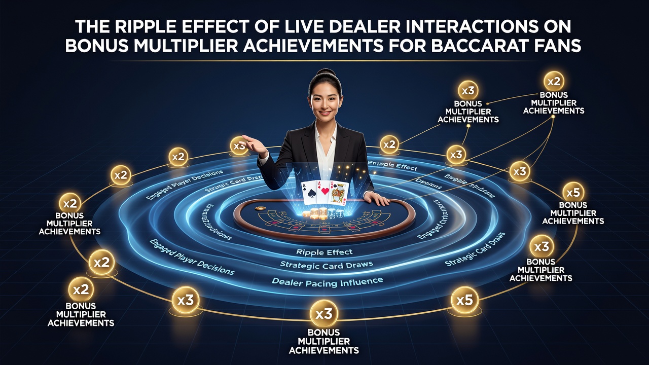 Analyse von Bonus-Multiplikatoren durch Live-Interaktionen in Baccarat mit Diagrammen und Tabellen