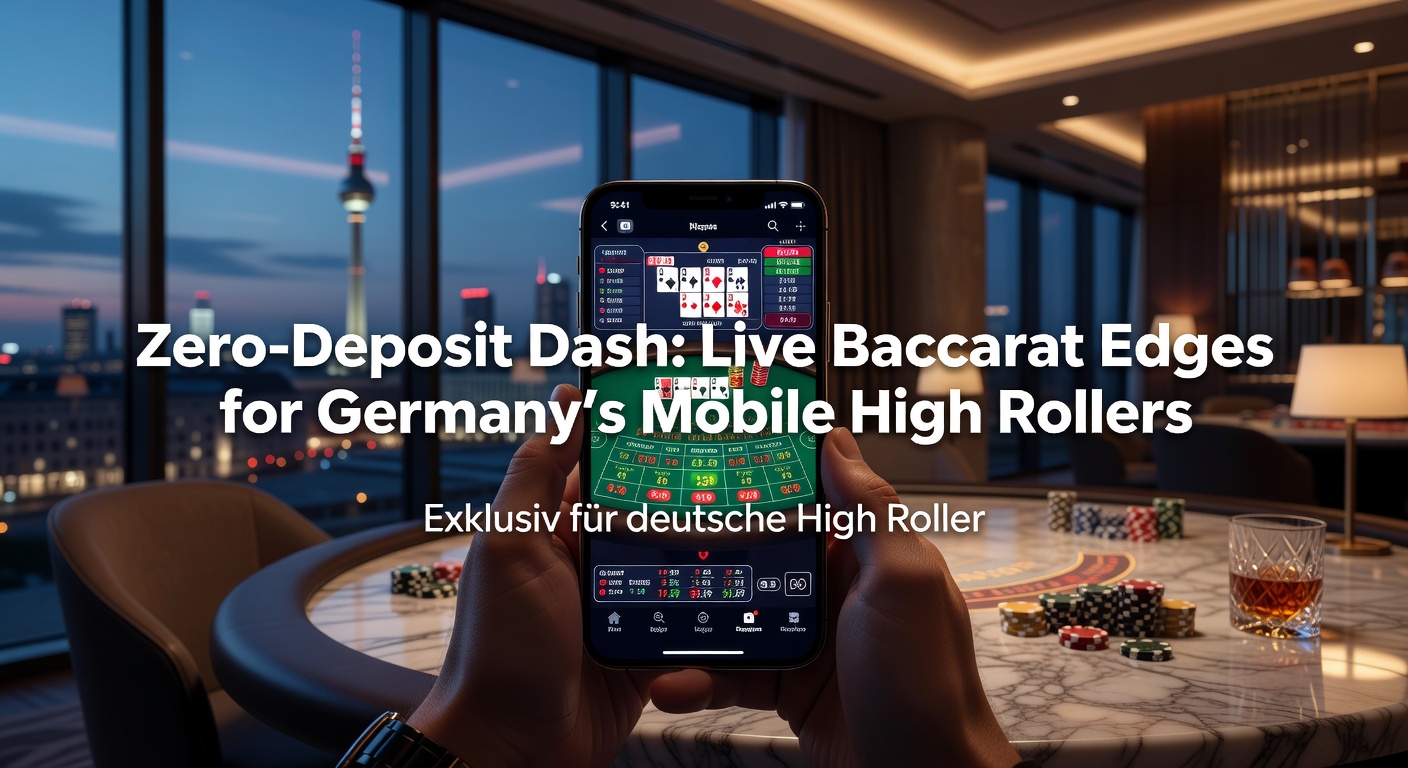 Mobile High Roller spielen Live Baccarat auf dem Smartphone mit Zero-Deposit-Angeboten in Deutschland